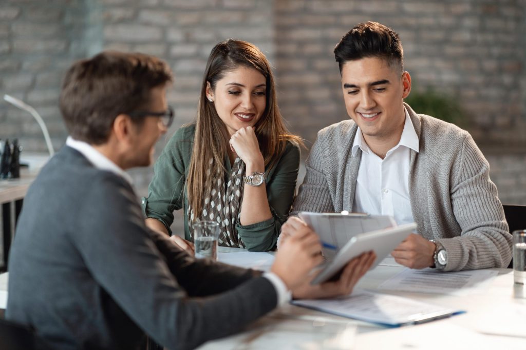 Couple Having Consultation with Bank Manager